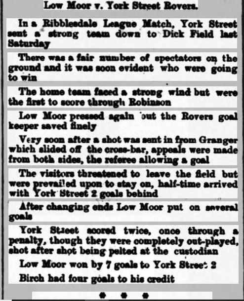 1900-01 Football result 1